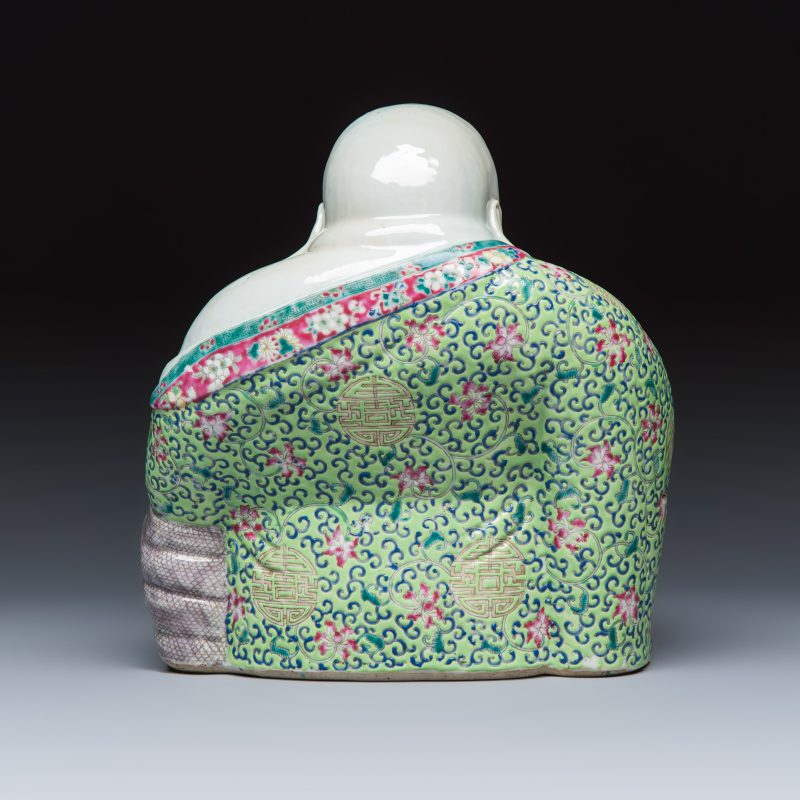 A Chinese famille rose Milefo Buddha - 图4