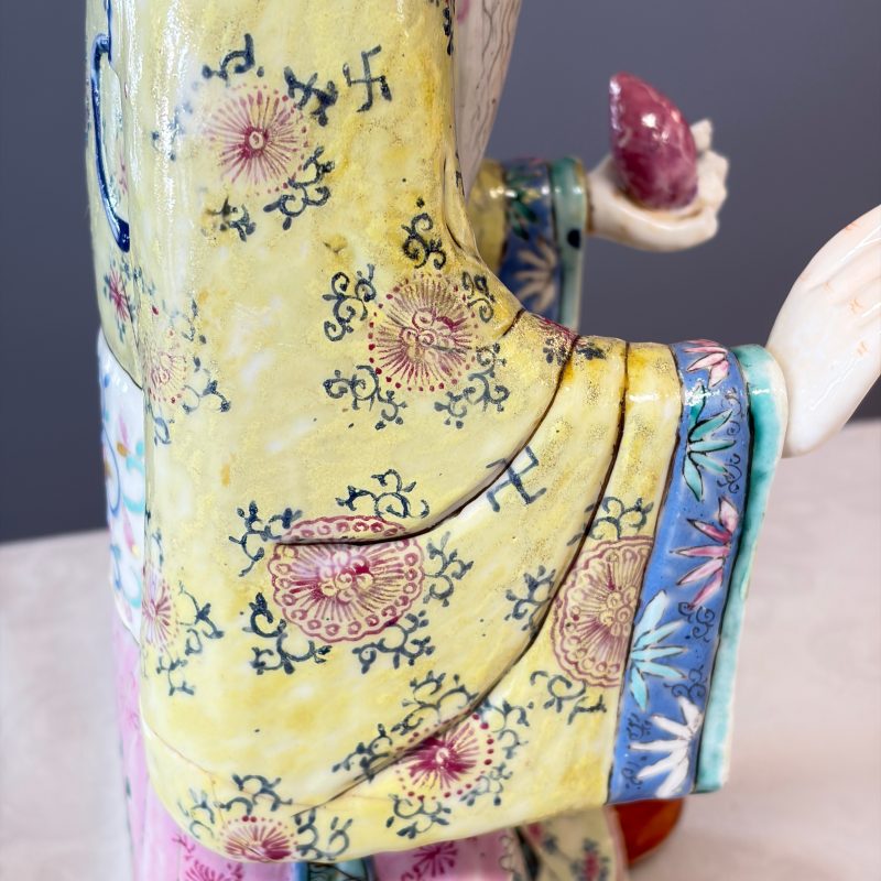 A Chinese famille rose figure of Shoulao - 图22
