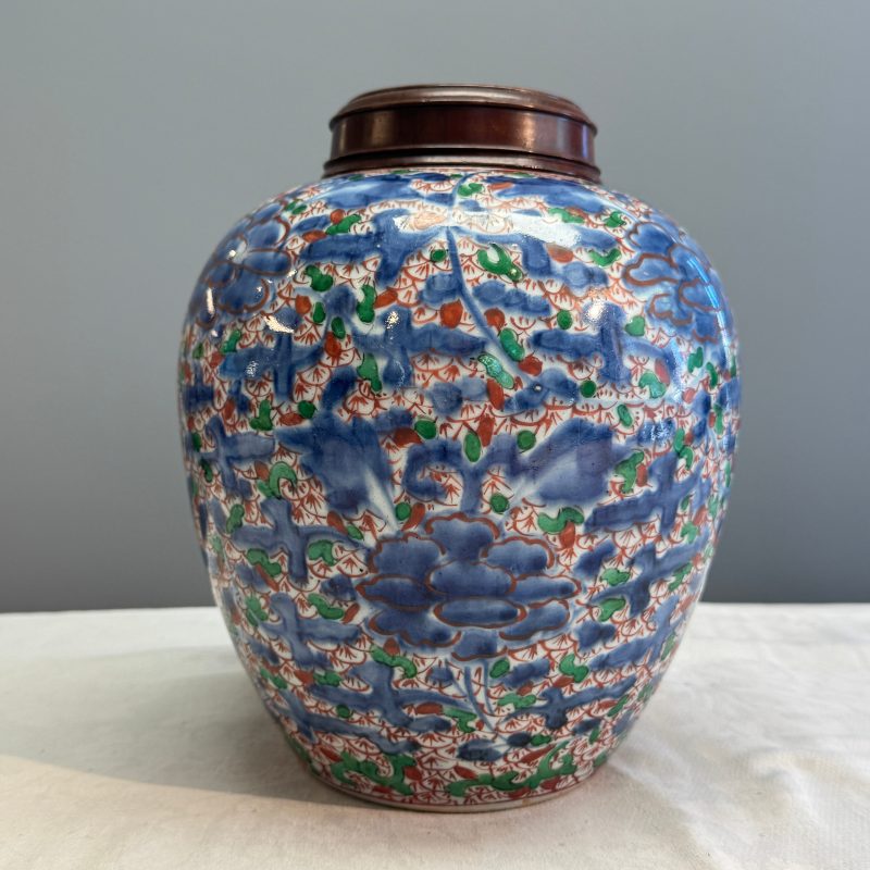 A Chinese wucai 'Peony Scroll' jar - 图10