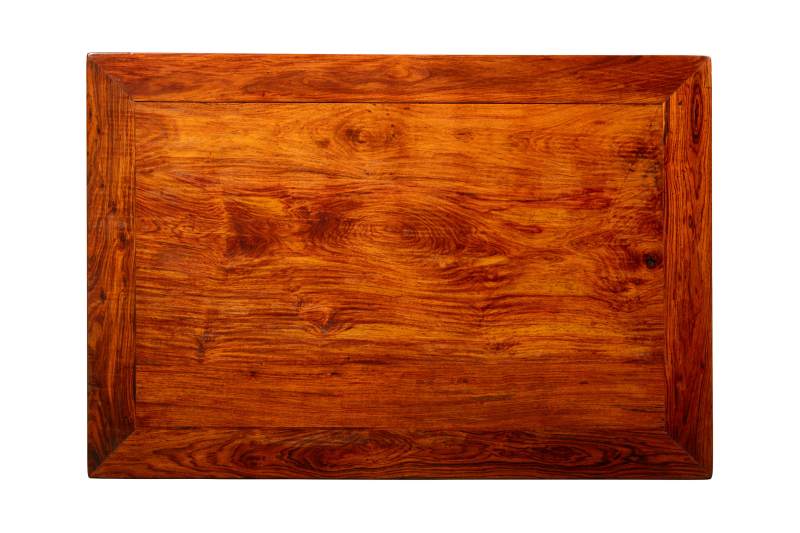 A huanghuali 'folding leg' kang table, late Ming Dynasty - 图12