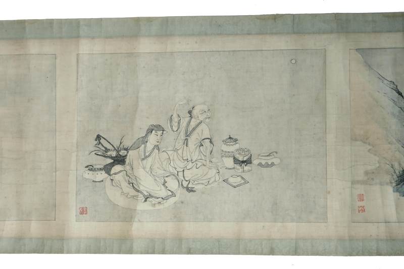 A long handscroll composed of fifteen various paintings - 图10