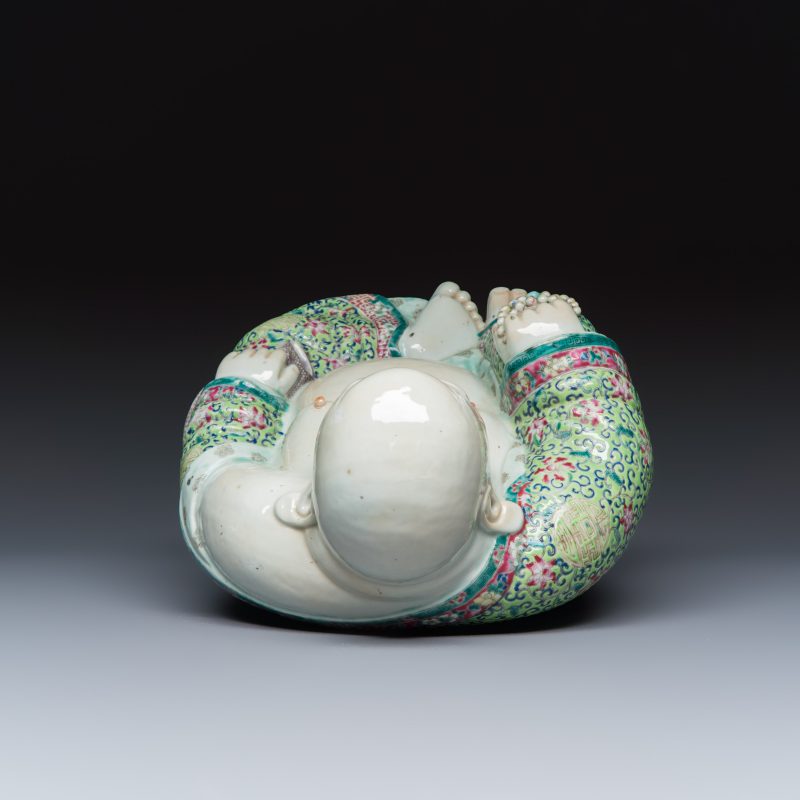 A Chinese famille rose Milefo Buddha - 图6