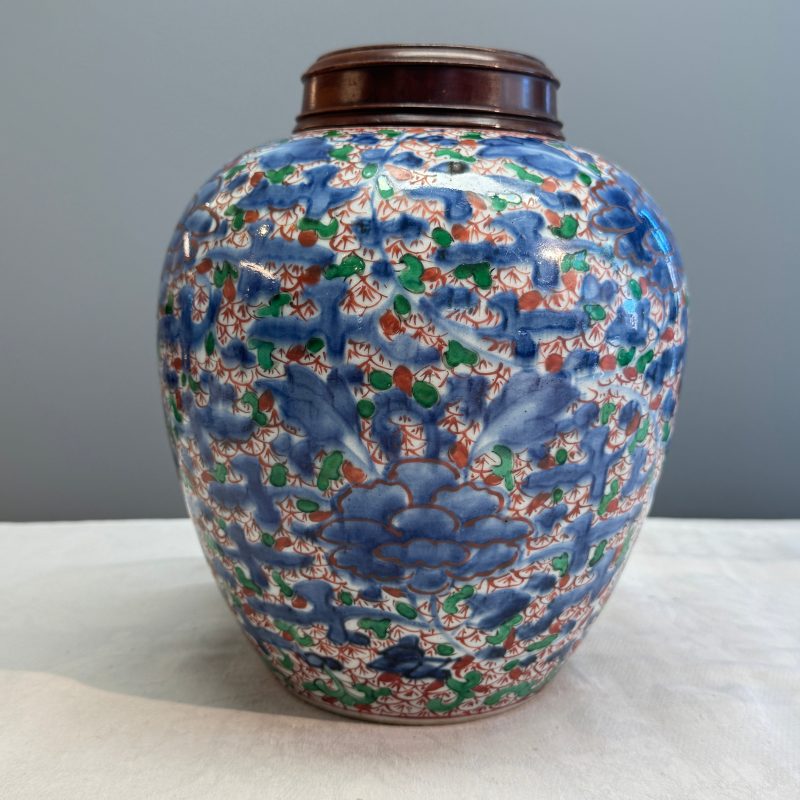 A Chinese wucai 'Peony Scroll' jar - 图12