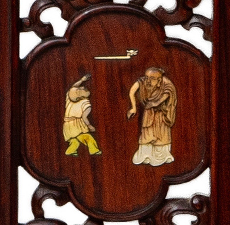 A fine huanghuali ten-panel screen - 图5