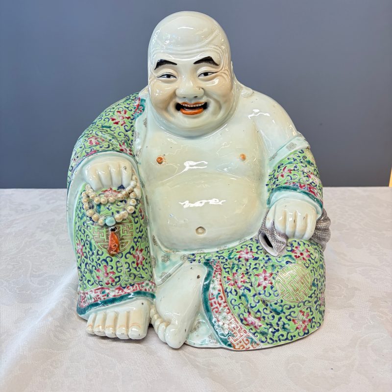 A Chinese famille rose Milefo Buddha - 图9