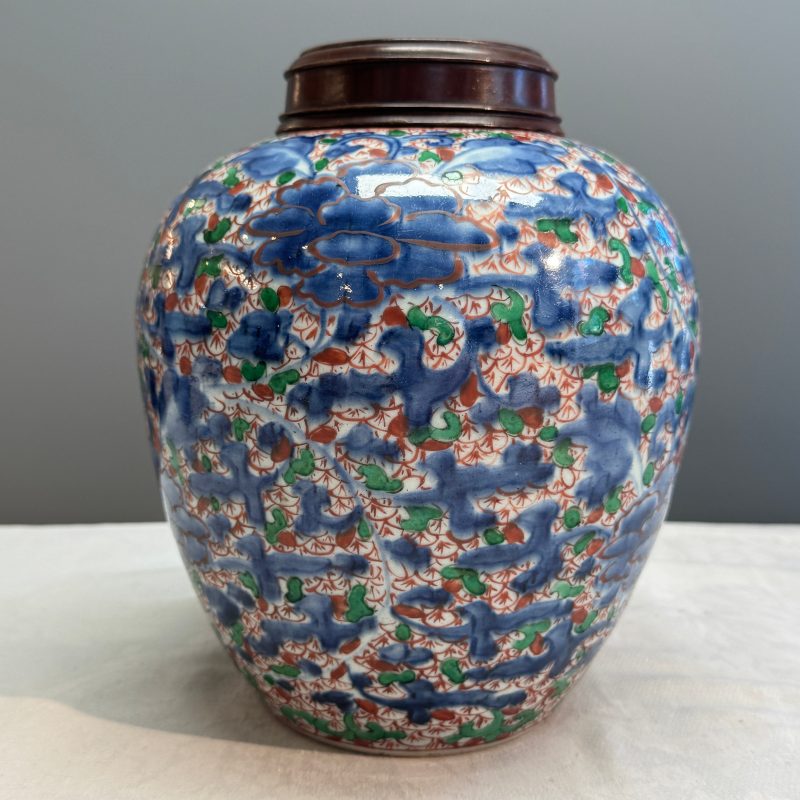 A Chinese wucai 'Peony Scroll' jar - 图14