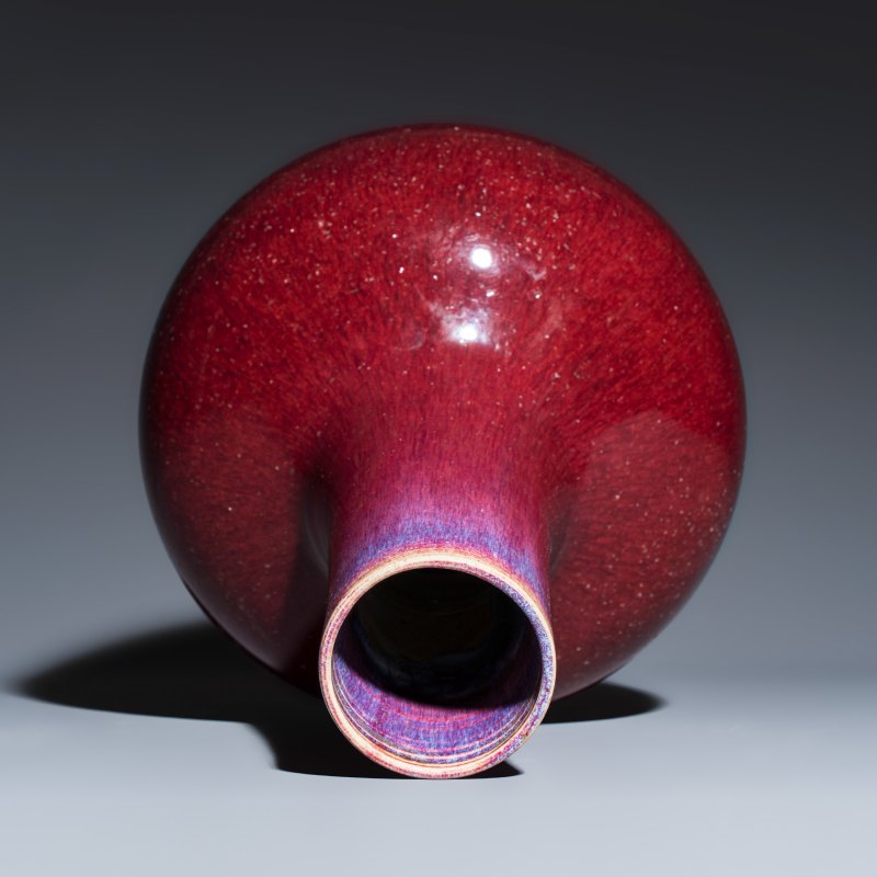 A Chinese flambé-glazed bottle vase - 图5