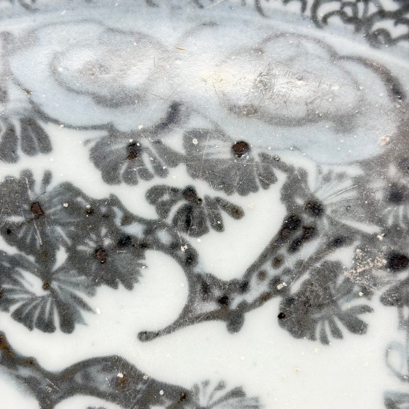 A Chinese blue and white 'Deer' dish - 图10