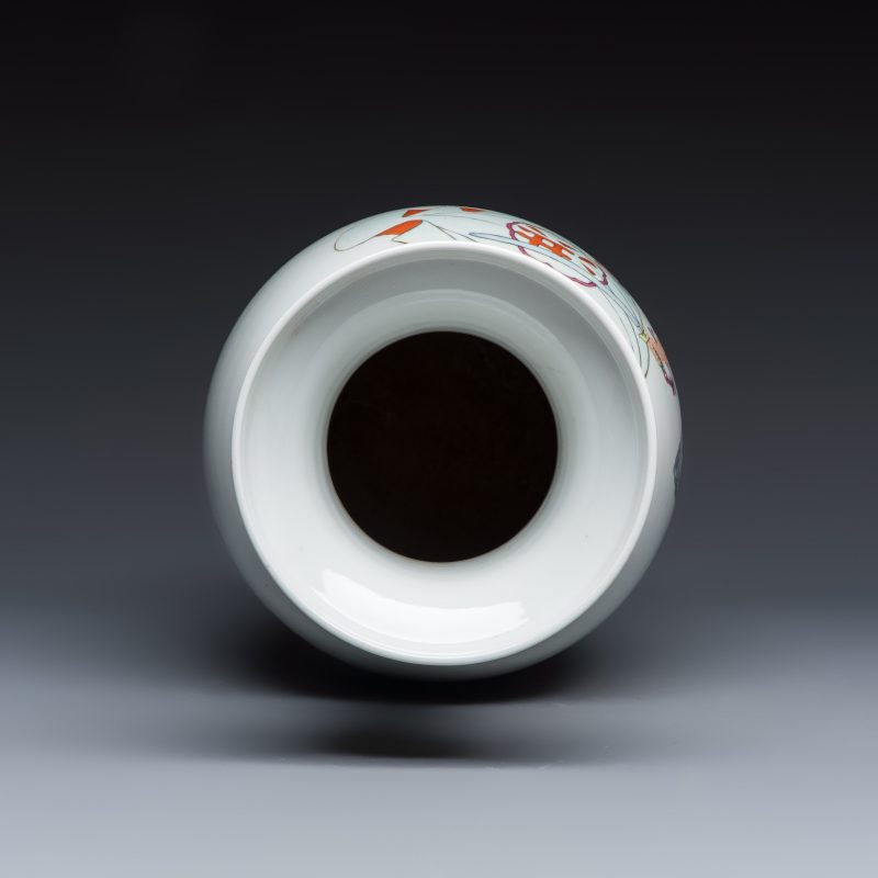 金田起義 | A Chinese polychrome-decorated ‘Jintian Uprising 金田起義’ vase - 图5