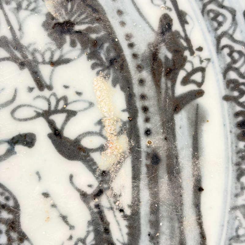 A Chinese blue and white 'Deer' dish - 图12