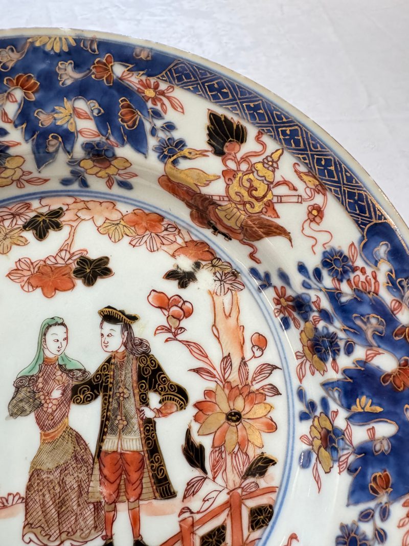 A pair of Chinese verte-Imari 'Governor Duff' plates - 图23