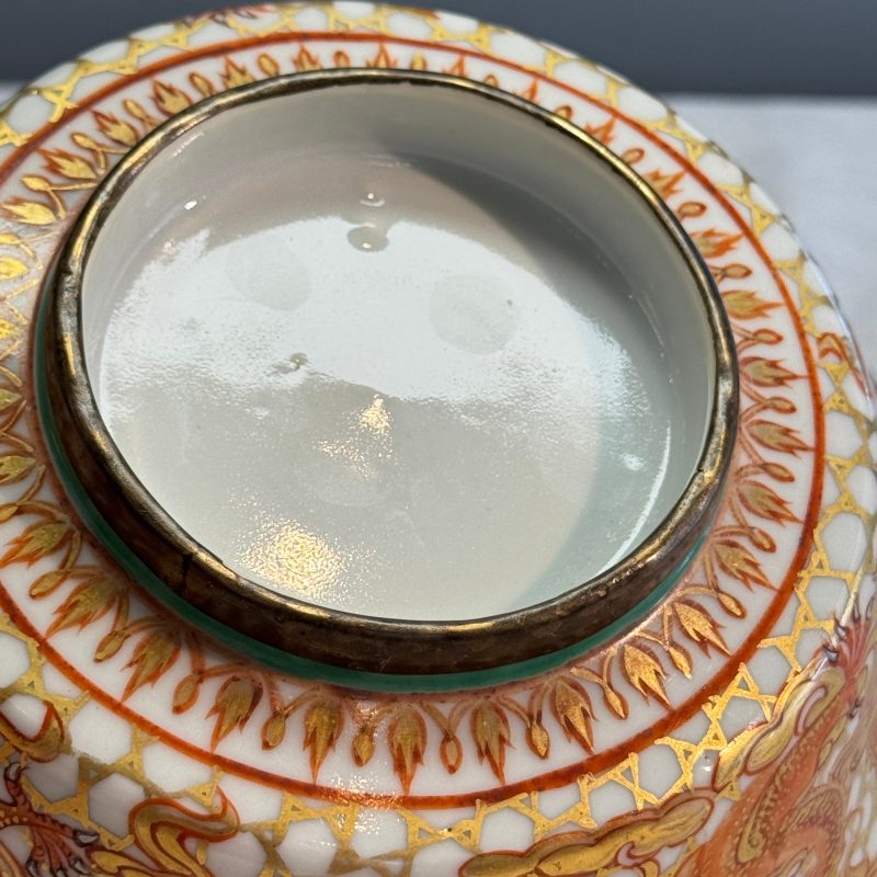 A Chinese Bencharong 'Dragons' bowl and cover for the Thai market - 图26