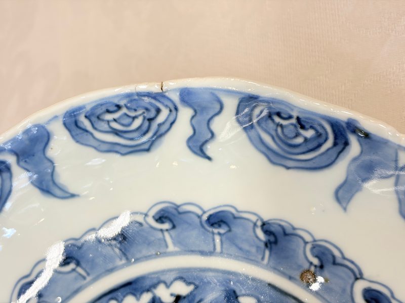 Six Chinese blue and white Ko-sometsuke 'Crane' plates for the Japanese market - 图26
