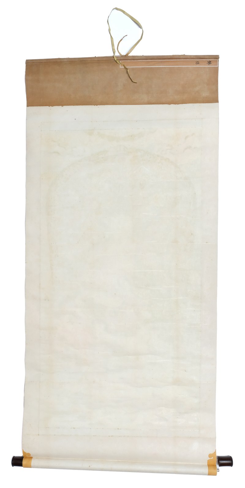 佛像 | A large Chinese Buddhist hanging scroll depicting Amitābha Buddha, 佛像 - 图7