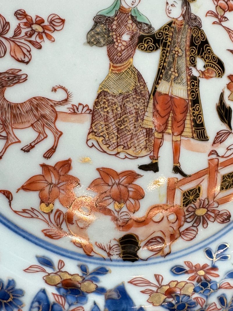 A pair of Chinese verte-Imari 'Governor Duff' plates - 图26