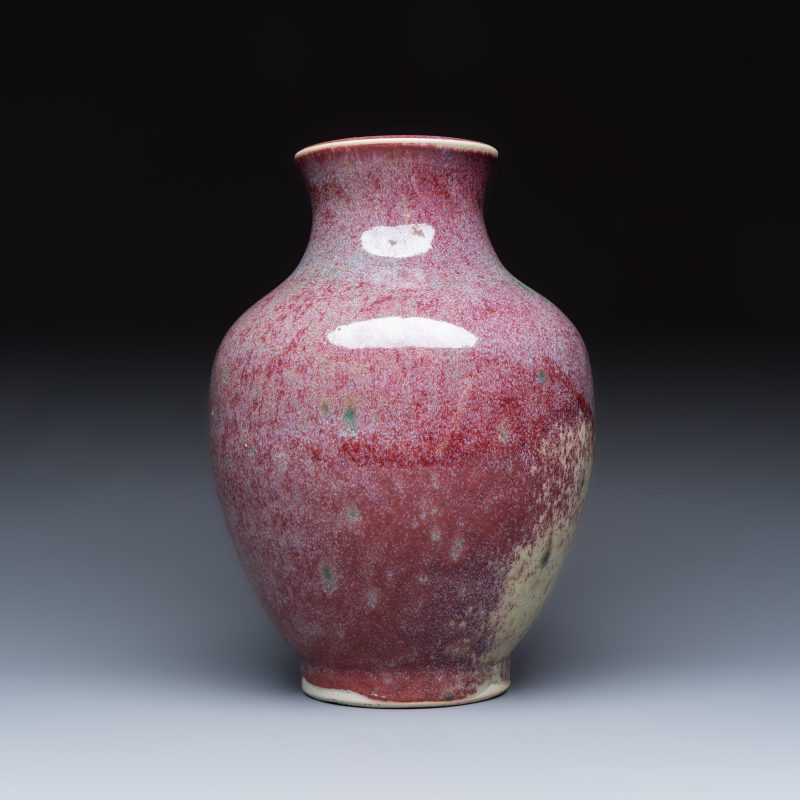 A Chinese flambé-glazed vase - 图4