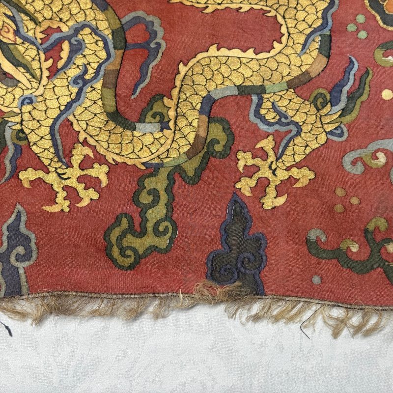 A Chinese kesi silk 'Dragons and Phoenixes' panel - 图6