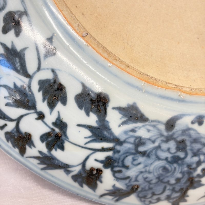 A Chinese blue and white 'Deer' dish - 图20