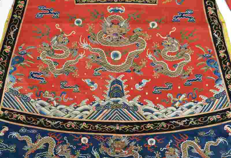 A Chinese silk kesi Taoist priest’s robe, Daopao - 图4