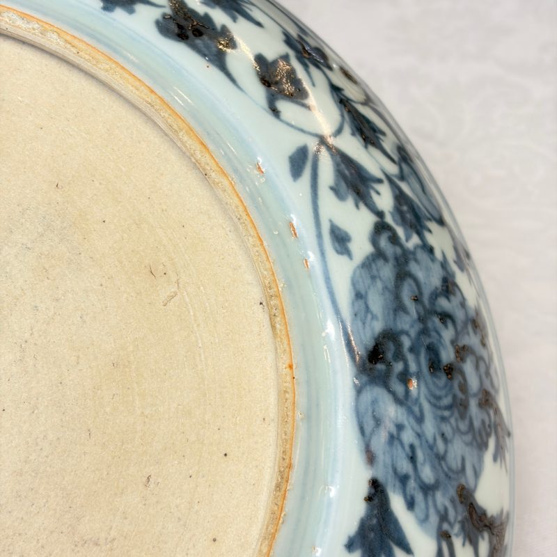 A Chinese blue and white 'Deer' dish - 图21