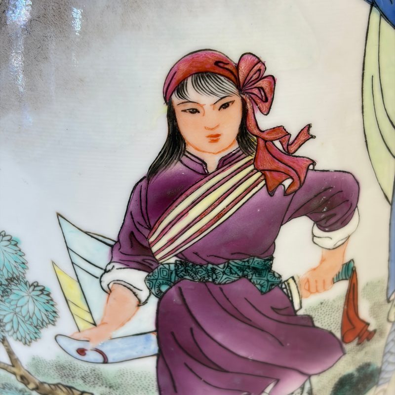 金田起義 | A Chinese polychrome-decorated ‘Jintian Uprising 金田起義’ vase - 图13