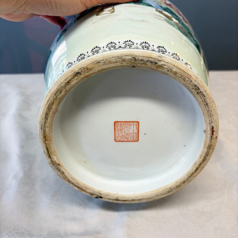 金田起義 | A Chinese polychrome-decorated ‘Jintian Uprising 金田起義’ vase - 图15