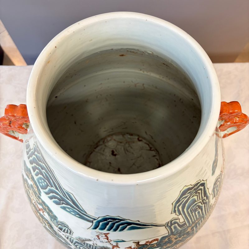 A large Chinese famille rose '100 deer' 'hu' vase - 图31