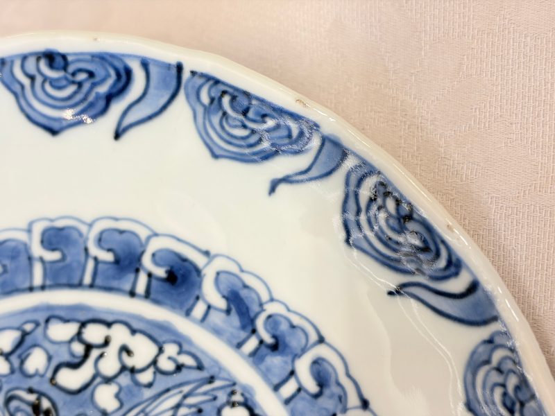 Six Chinese blue and white Ko-sometsuke 'Crane' plates for the Japanese market - 图34