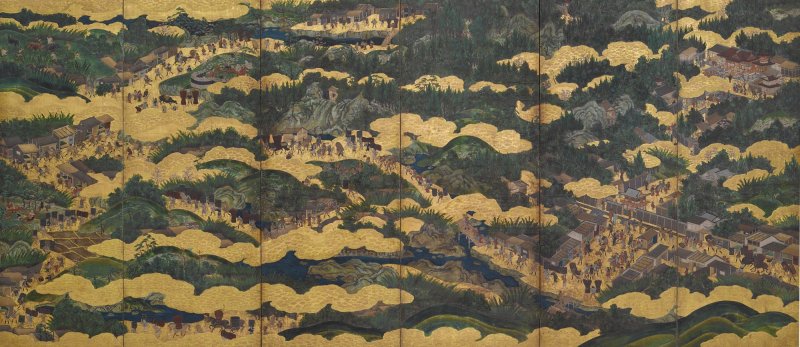 Anonymous, Kurama and Itsukushima, Edo period, 17th century | 鞍馬厳島図屏風　江戸時代初期　17世紀 - 图2