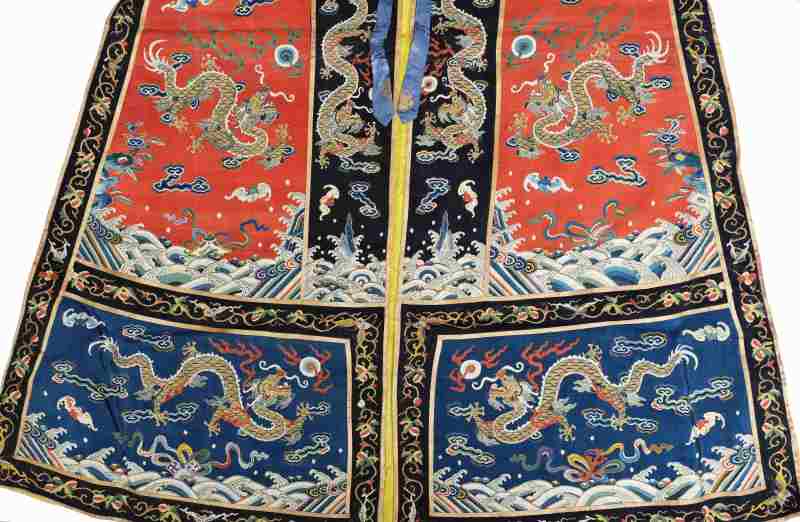A Chinese silk kesi Taoist priest’s robe, Daopao - 图20