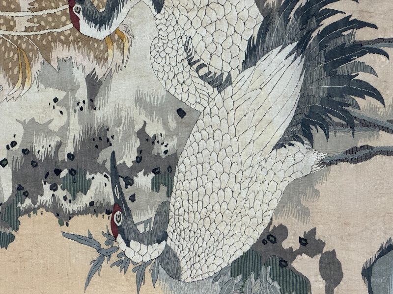 A Chinese kesi 'Phoenixes and Birds' panel - 图12