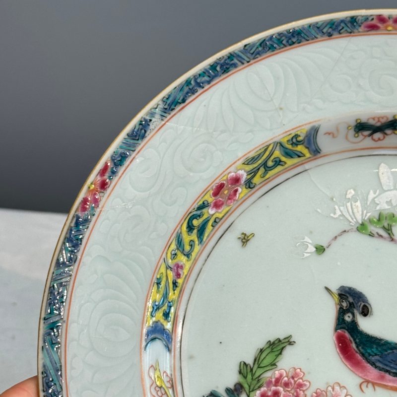 Two pairs of Chinese famille rose plates - 图14