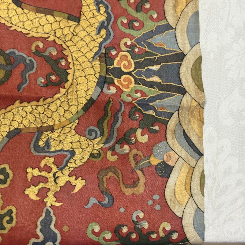 A Chinese kesi silk 'Dragons and Phoenixes' panel - 图15