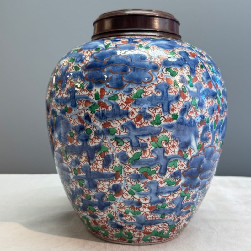 A Chinese wucai 'Peony Scroll' jar - 图16
