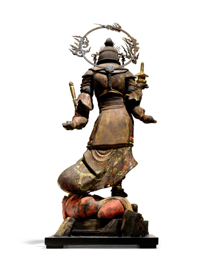 Four carved wood figures modelled as the The Four Heavenly Kings (Shitenno), Kamakura period, 13th century | 木造四天王立像　鎌倉時代前期　13世紀 - 图8