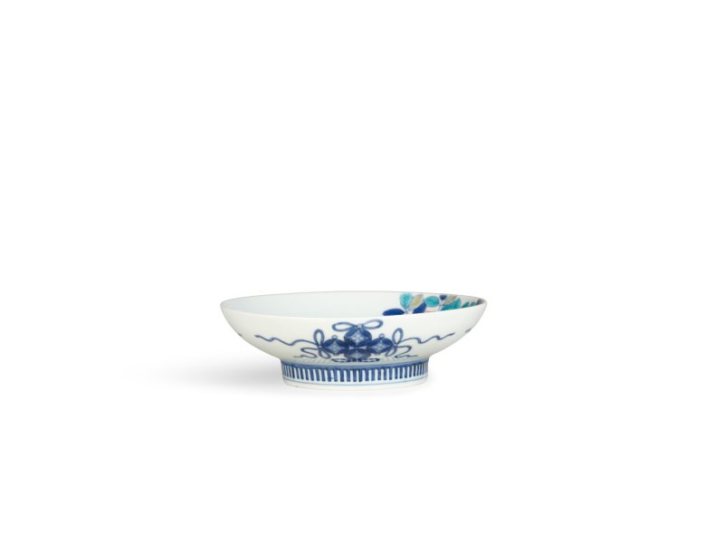 A porcelain dish, Nabeshima ware, Hizen, Edo period, late 17th – early 18th century | 色絵薔薇文皿　肥前　鍋島藩窯　江戸時代中期　17世紀後半～18世紀前半 - 图2
