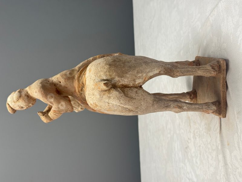 Two Chinese painted pottery 'Horserider' groups - 图46