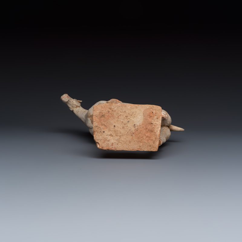 Two Chinese painted pottery 'Horserider' groups - 图13