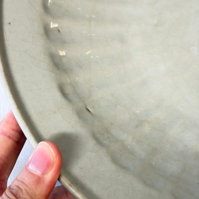 A Chinese Swatow slip-decorated white-ground dish - 图12