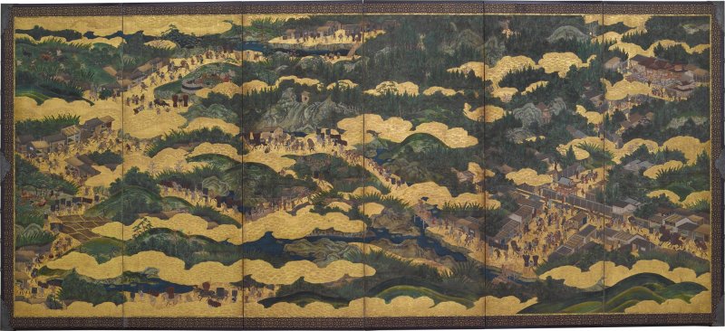 Anonymous, Kurama and Itsukushima, Edo period, 17th century | 鞍馬厳島図屏風　江戸時代初期　17世紀 - 图3