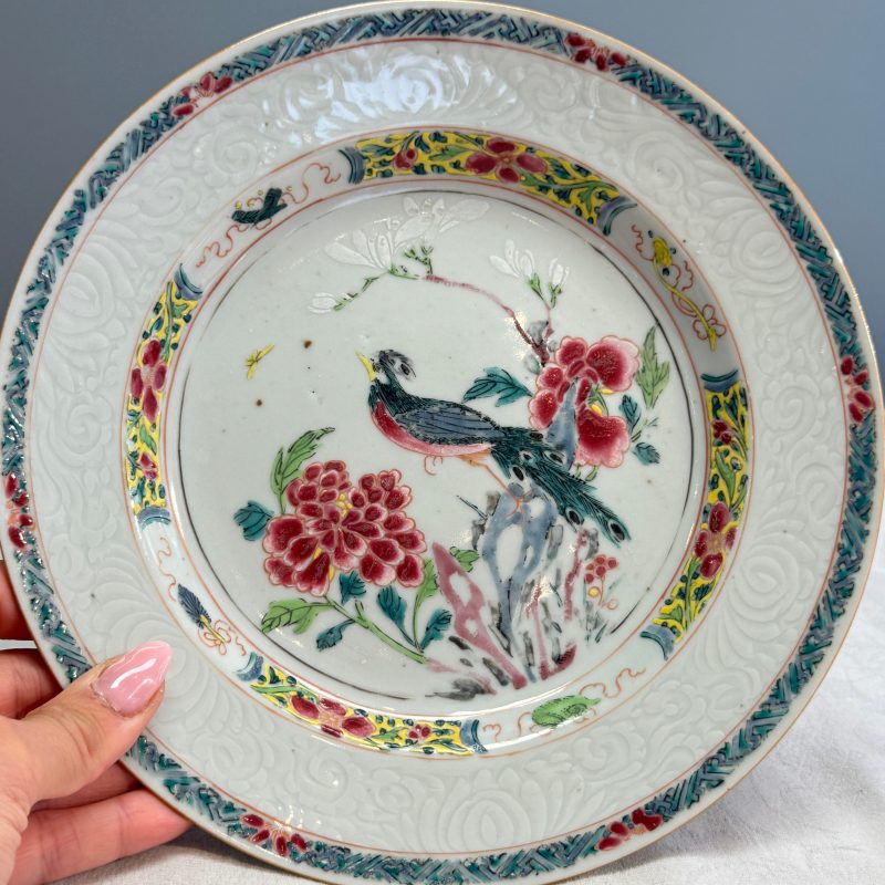 Two pairs of Chinese famille rose plates - 图21