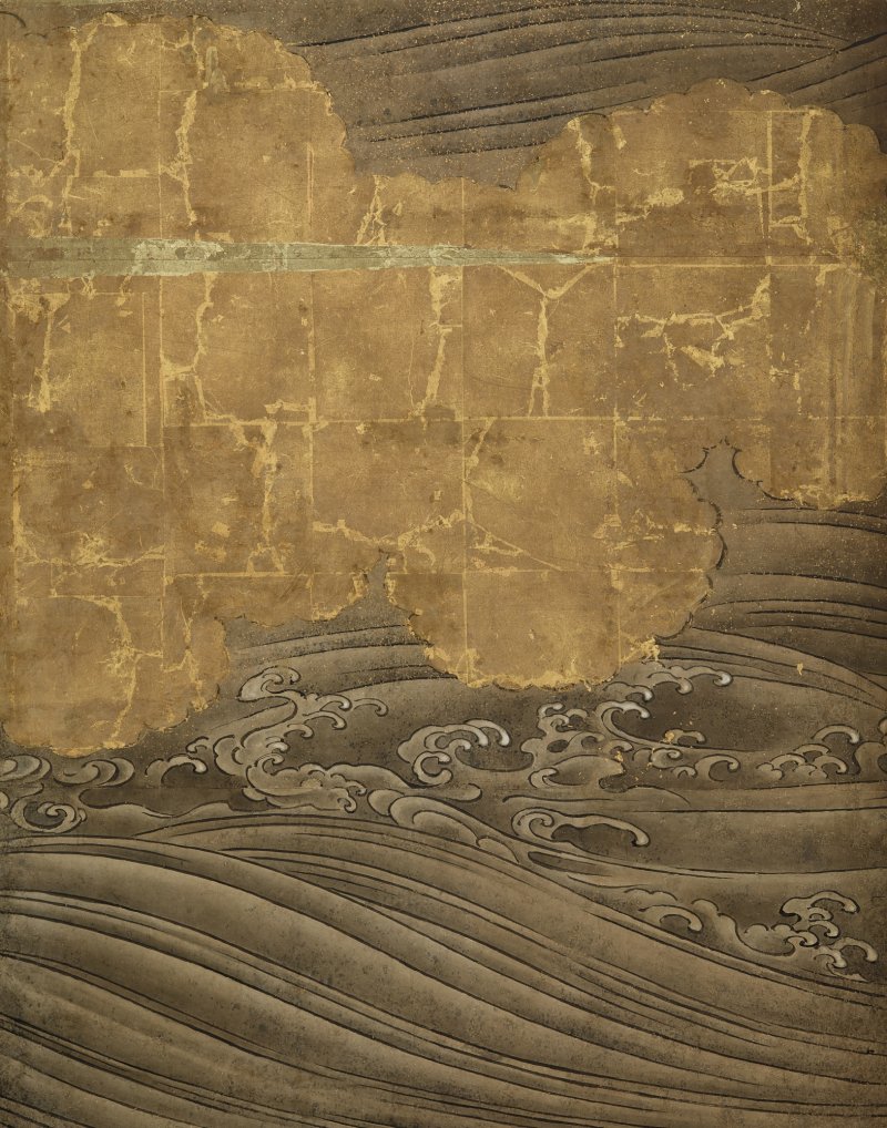 Attributed to the Hasegawa School, Waves and rocks, Edo period, 17th century | 長谷川派　波濤図屏風　江戸時代前期　17世紀 - 图6