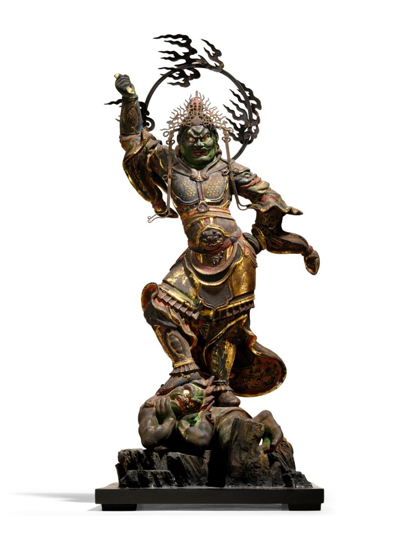 Four carved wood figures modelled as the The Four Heavenly Kings (Shitenno), Kamakura period, 13th century | 木造四天王立像　鎌倉時代前期　13世紀 - 图9