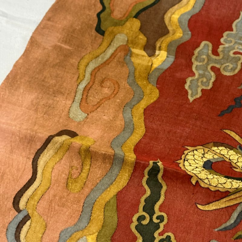 A Chinese kesi silk 'Dragons and Phoenixes' panel - 图20