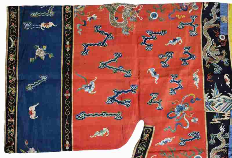A Chinese silk kesi Taoist priest’s robe, Daopao - 图24