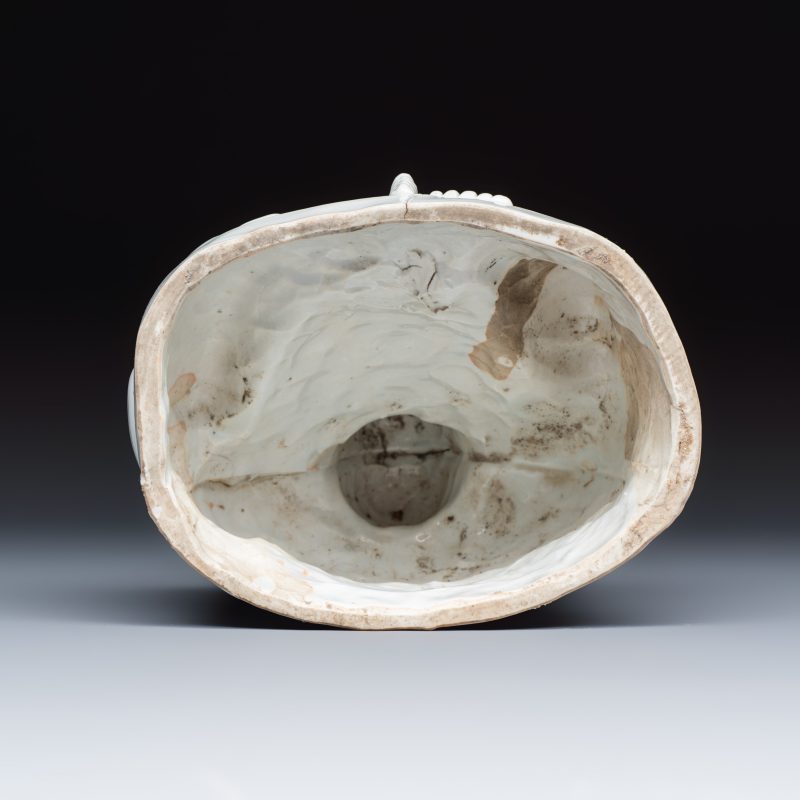 A Chinese white-glazed Milefo Buddha - 图7