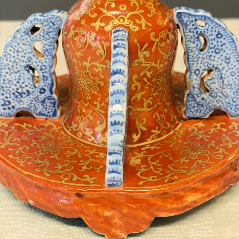 A Chinese famille rose stand, later mounted as lamp - 图14