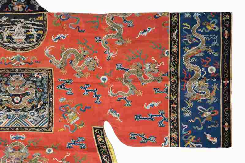 A Chinese silk kesi Taoist priest’s robe, Daopao - 图5