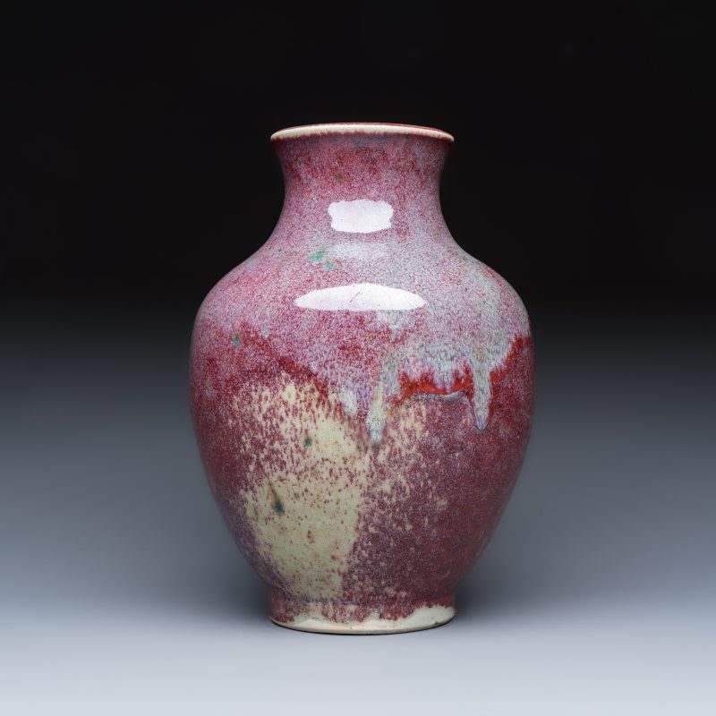 A Chinese flambé-glazed vase - 图5
