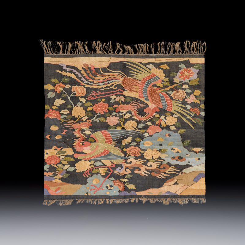 A Chinese kesi 'Phoenixes' panel
